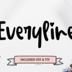Everyline Font - Featured Image