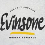 Evinsone Font - Featured Image