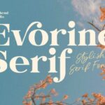 Evorine Serif Font - Featured Image