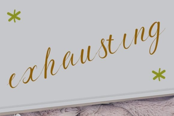 Exhausting Font - Featured Image