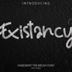 Existancy Font - Featured Image