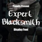 Expert Blacksmith Font - Featured Image
