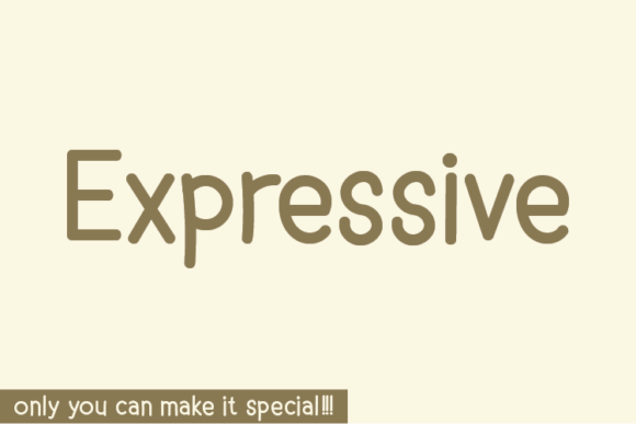 Expressive Font - Featured Image