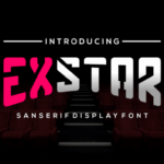 Exstar Font - Featured Image