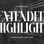 Extended Highlight Font - Featured Image
