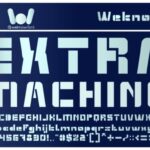 Extra Machine Font - Featured Image