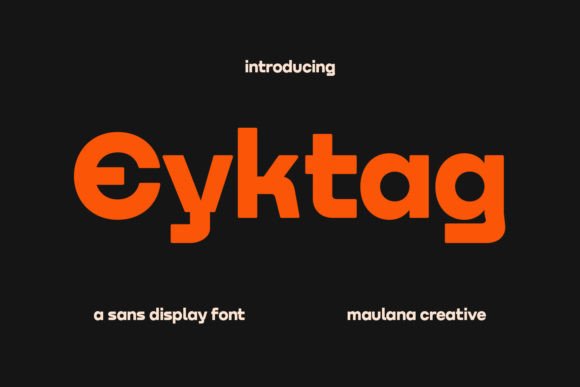 Eyktag Font - Featured Image