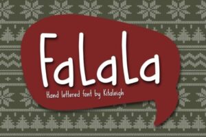 Fa La La Font - Featured Image