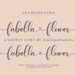 Fabella Flower Font - Featured Image