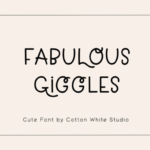 Fabulous Giggles Font - Featured Image