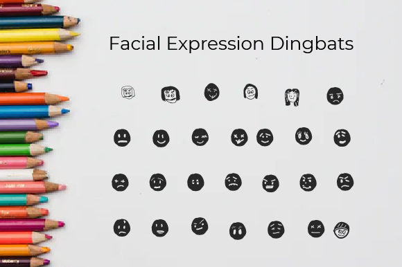 Facial Expression Font - Featured Image