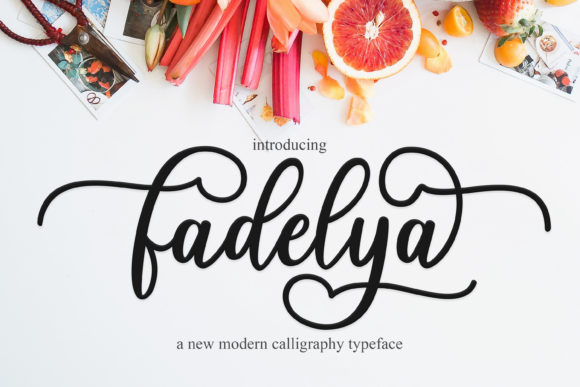 Fadelya Script Font - Featured Image