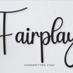 Fairplay Font - Featured Image