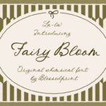 Fairy Bloom Font - Featured Image