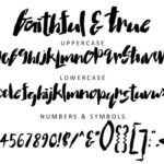 Faithful & True Font - Featured Image