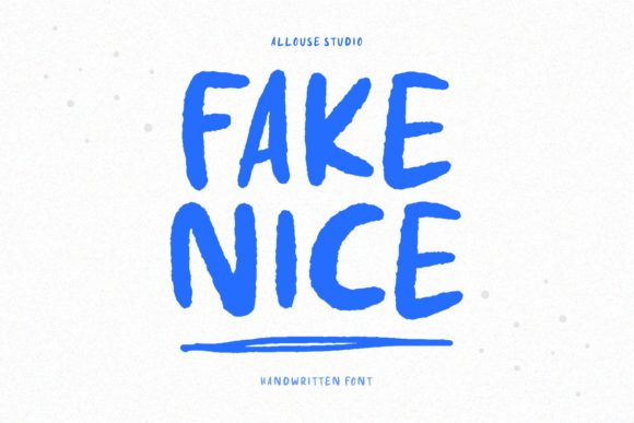 Fake Nice Font - Featured Image
