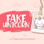 Fake Unicorn Font - Featured Image