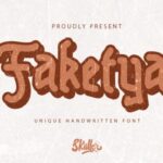 Faketya Font - Featured Image
