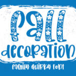 Fall Decoration Font - Featured Image