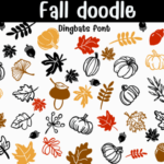 Fall Doodle Font - Featured Image