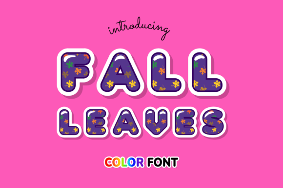 Fall Leaves Font - Featured Image