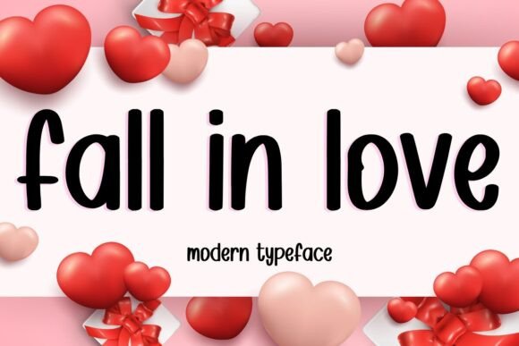 Fall in Love Font - Featured Image