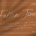 Fallen Jones Font - Featured Image