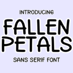 Fallen Petals Font - Featured Image