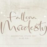 Fallena Moodesty Font - Featured Image