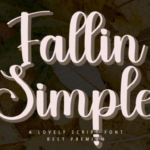 Fallin Simple Font - Featured Image
