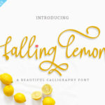 Falling Lemon Font - Featured Image