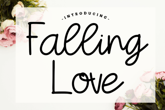 Falling Love Font - Featured Image