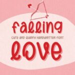 Falling Love Font - Featured Image