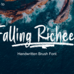 Falling Richees Font - Featured Image