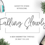 Falling Slowly Font - Featured Image