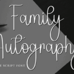 Family Autography Font - Featured Image
