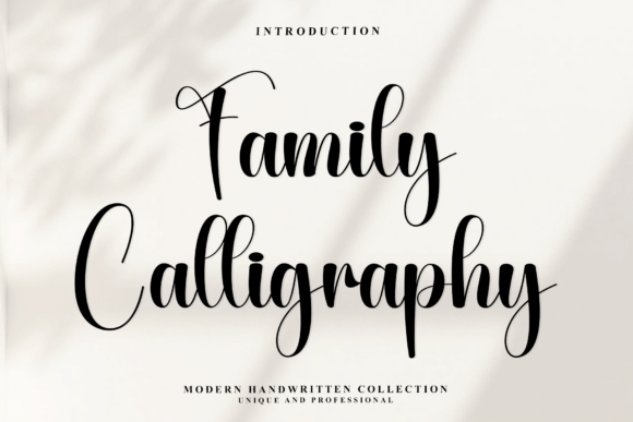 Family Calligraphy Font - Featured Image