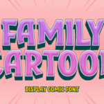 Family Cartoon Font - Featured Image