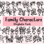 Family Characters Font - Featured Image