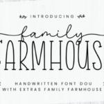 Family Farmhouse Font - Featured Image