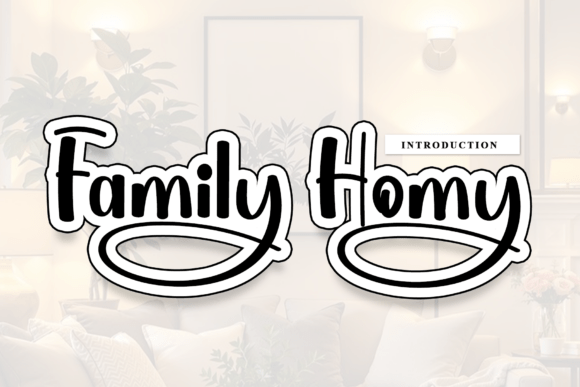 Family Homy Font - Featured Image