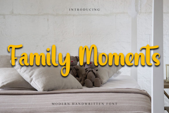 Family Moments Font - Featured Image