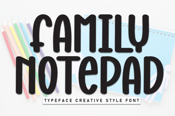 Family Notepad Font - Featured Image