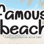 Famous Beach Font - Featured Image