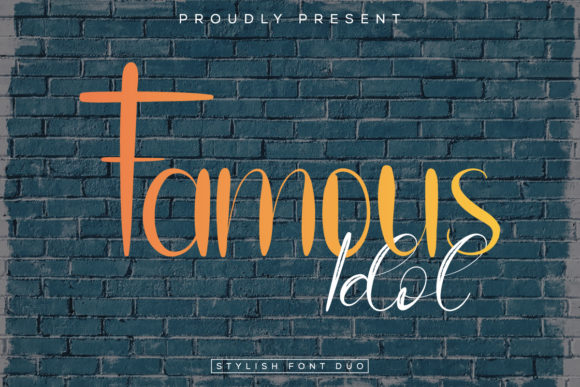 Famous Idol Font - Featured Image