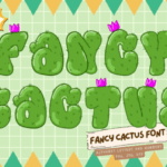 Fancy Cactus Font - Featured Image