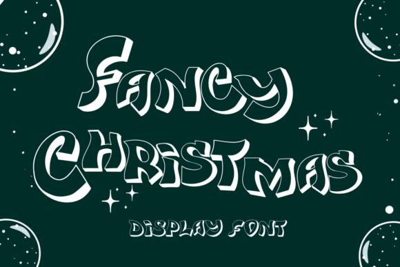 Fancy Christmas Font - Featured Image