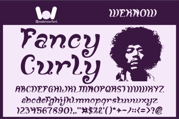 Fancy Curly Font - Featured Image