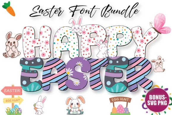 Fancy Easter Bundle Font - Featured Image