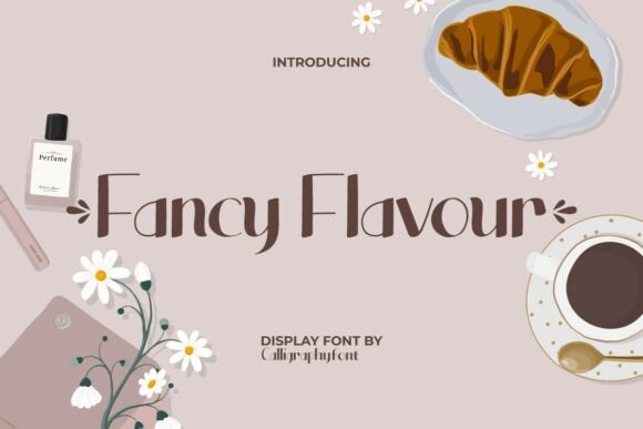 Fancy Flavour Font - Featured Image